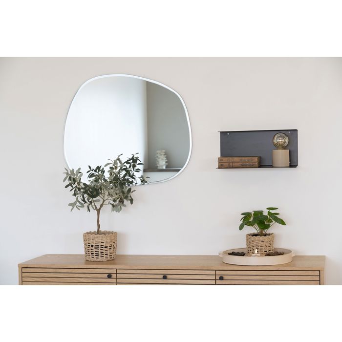 Lille étagère murale 40x18x18cm noire.