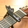 CATPO Capo Black Guitar Capo with Two Picks Cat-Shaped