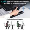 Oatsbasf Monitor Stand Riser Laptop Stand Computer Monitor Holder Shelf 360° Rotation Computer Desk Height Adjustment 4.4-5.8“