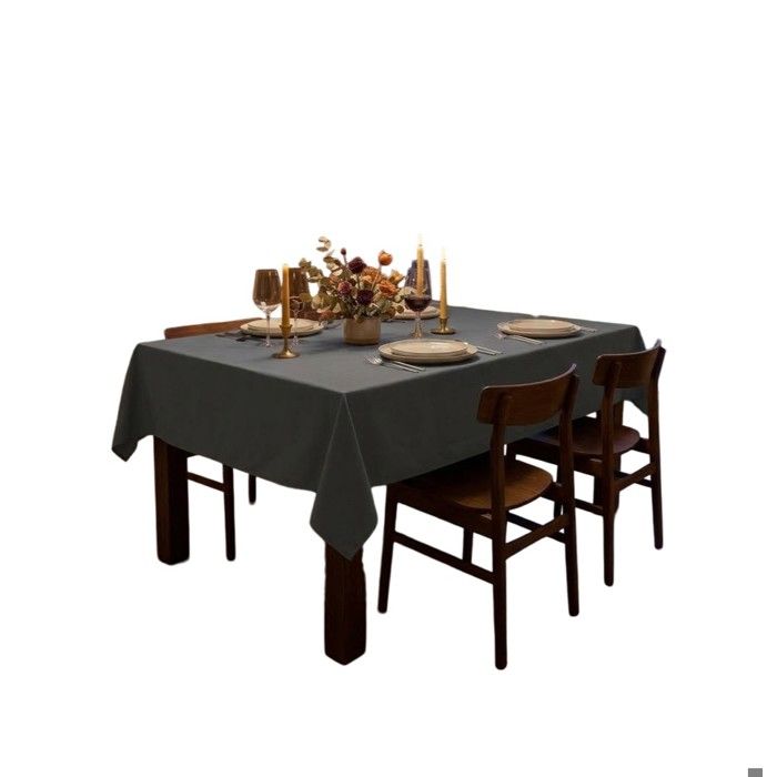 Nappe anti tache 140 x 240 cm Colors gris