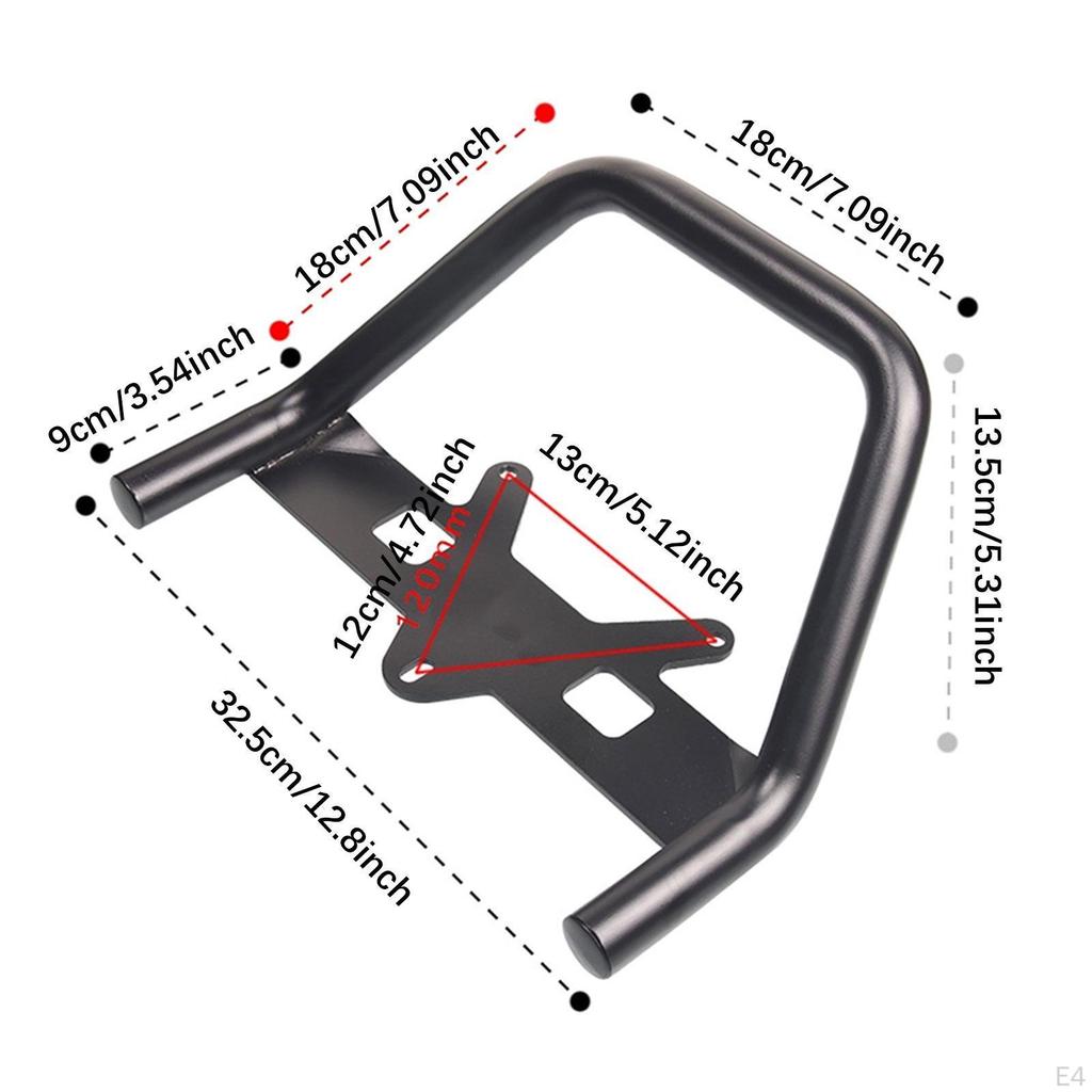Motocyklowy Tylny Bagażnik Bagażowy Wspornik Nośny Wielofunkcyjne Stabilne Siedzenie dla