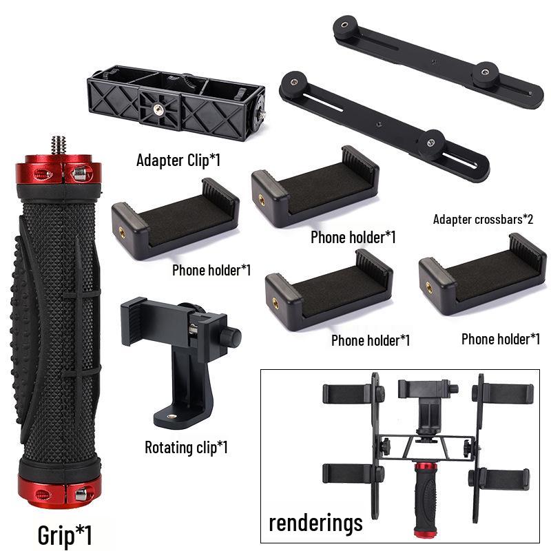 Universal Dual-Position Selfie Stick Stabilizer for Video Recording and Photography