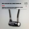 Multipurpose Flexible Cable Combination Lock for Security in Home Travel and Business Applications