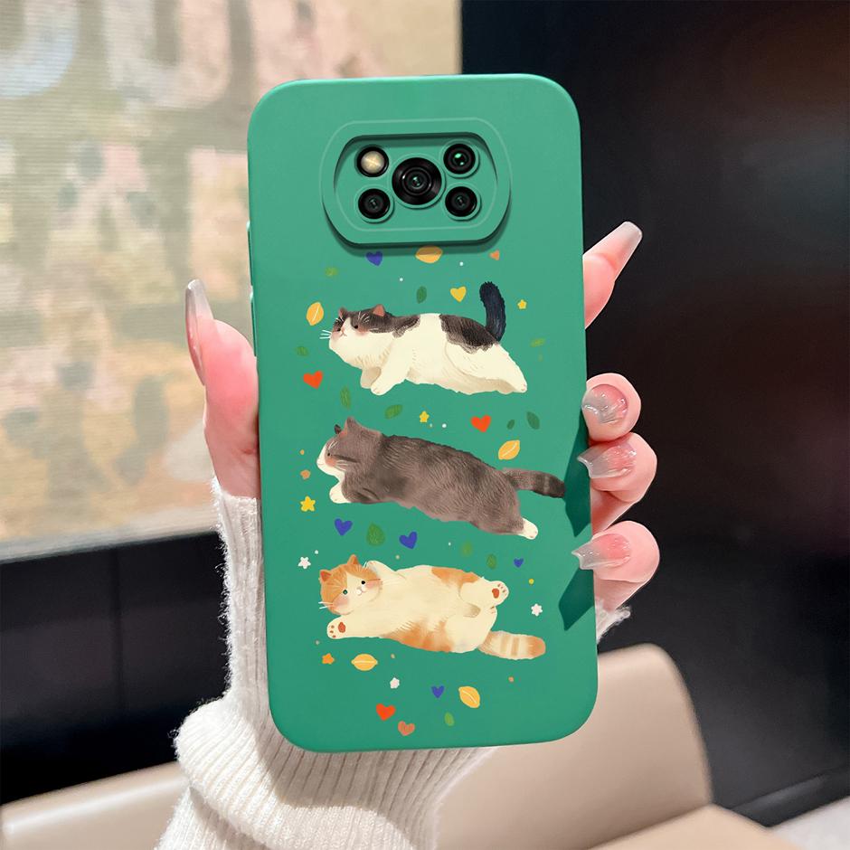 For Xiaomi Poco X3 Pro NFC GT Cases Cartoon Rabbit Lion Portable Anti-drop Lightweight Aesthetic Shell For Xiaomi PocoX3Pro Capa