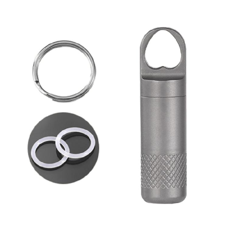 Medicine Box Case Keychains Pills Holder Waterproofs Container Bottles for Travel Purse Wallet Pocket Easy to Carry