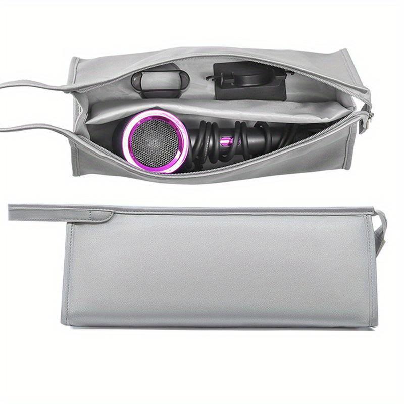

1 шт. Портативная сумка для хранения фена Dyson, дорожная портативная сумка для хранения фена, щипцы для завивки волос, бигуди, сумка для хранения стержней для волос серебряный