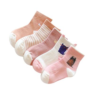 5 Pair Baby Boy Socks Children Autumn Winter Boy Socks Cartoon Socks Girls Kids Breathable Cotton Sport Sock
