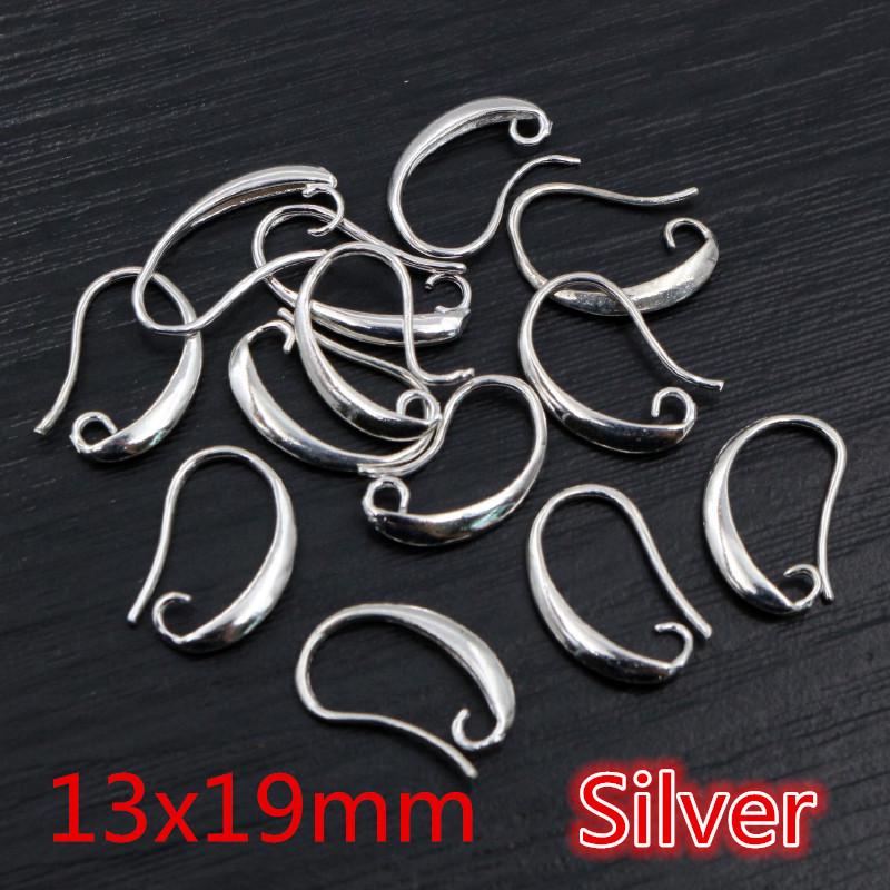 20 Stück reine Kupfer plattierte Ohrhaken für DIY Schmuck, Ohrringe & Bastelarbeiten