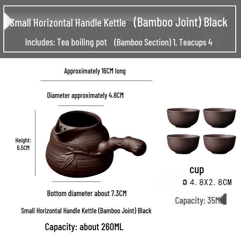 Red Zisha Tea Boiling Pot Set