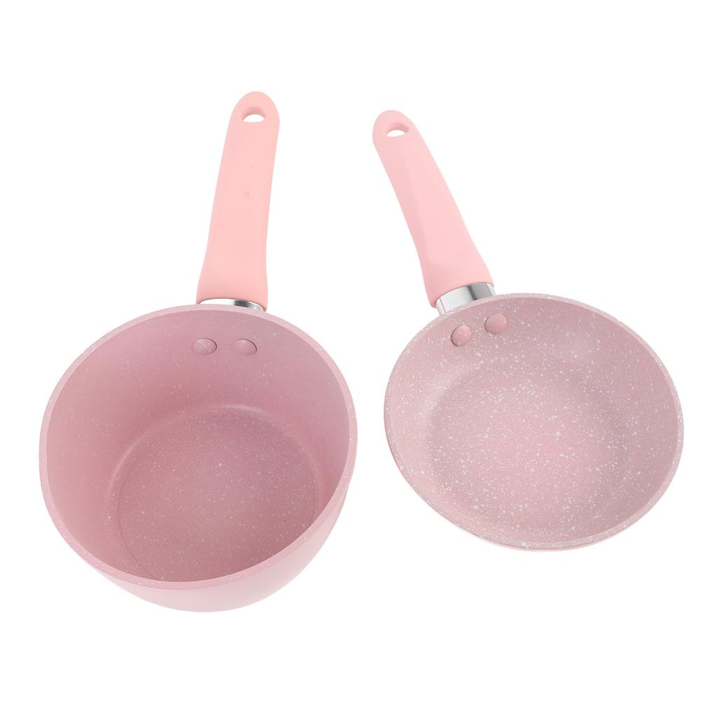 Frying Pan Anti Stick Aluminum Alloy Removable Soup Milk Pot for Electric Ceramic Stove