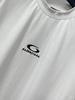 Trendy BL Paris Letter Print Loose T-Shirt - Unisex Short Sleeve Base Layer