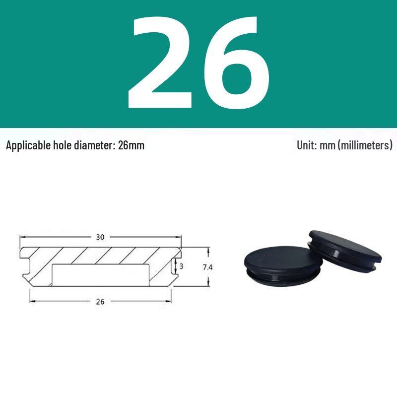 High-Temp Resistant Silicone Rubber Stopper with Card Slot Sealing Cap