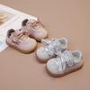 2026 Spring Silver Casual Sports Shoes for Baby Girls