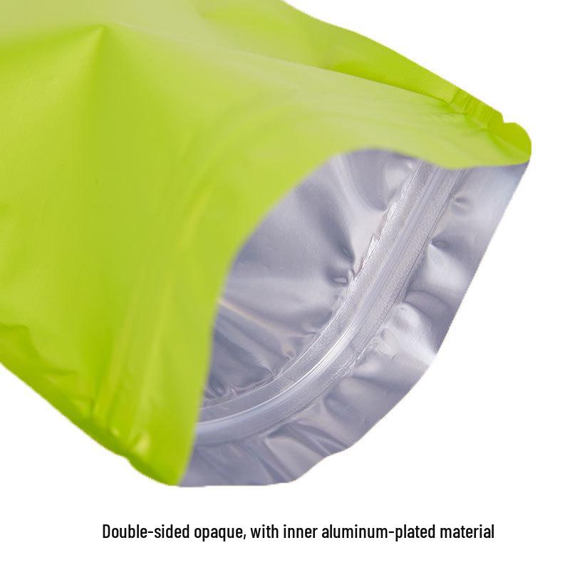 Double-Sided Frosted Aluminum Foil Self-Sealing Opaque Packaging Bag for Colored Ornaments