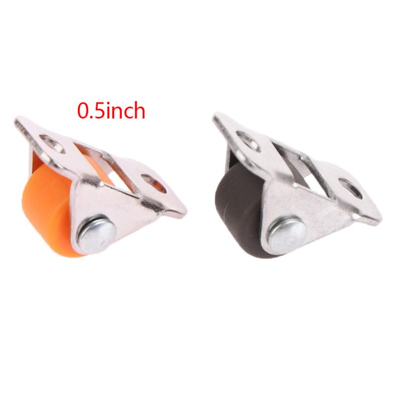 Gerade Rad Richtungsrollen Gummi Leise Hardware Aufbewahrungsbox Verdeckte Möbel Kaffeemaschine Tablettrollen