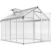8 X 6ft Aluminium Frame Greenhouse