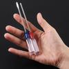 50Pcs  Flat & Slotted Bit Screwdriver with Crystal Handle for Daily Repairs and DIY Projects Steel Construction