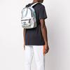 Adidas Originals Small Logo Laser Polyurethane Backpack Unisex Backpack Silver FL9631