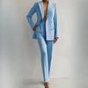 Spring Two Piece Suit Women's Blazer Suit Office Women Long Sleeve Blazer and Pant Sets