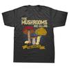 Pick Mushrooms Is in My DNA Mycology Tshirt Fashion Summer Casual T Shirt Oneck Tees Tops Unisex Oversized Fitness Tshirt