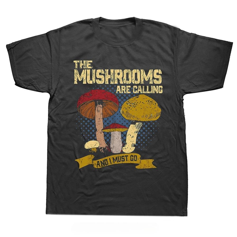 Pick Mushrooms Is in My DNA Mycology Tshirt Fashion Summer Casual T Shirt Oneck Tees Tops Unisex Oversized Fitness Tshirt