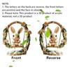 2D Easter Sweet Bunny Acrylic Keychain Car Rearview Mirror Accessories Backpack Pendant 2PC