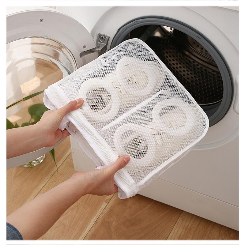 

Washing Machine Shoes Washing Bag Travel Shoe Storagebag Portable Mesh Laundry Bag Anti-deformation Protective Clothes Organizer