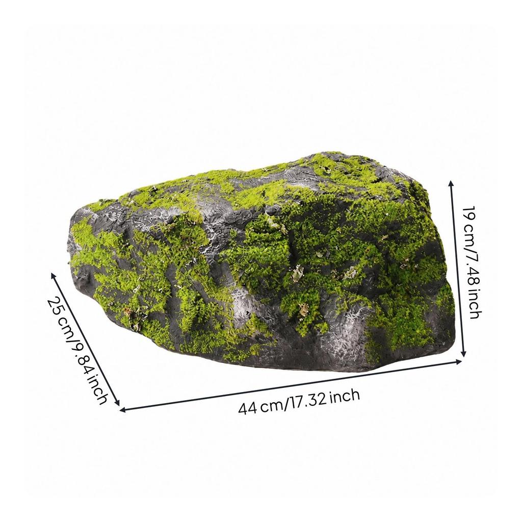 Natural-Looking PU Decorative Landscaping Rock Realistic lichenTextured Faux