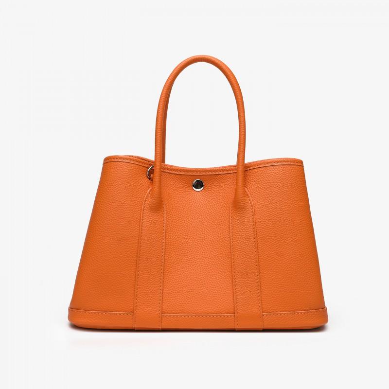 Fashionable First-layer Cowhide Large-capacity Garden Bag All-matching One-shoulder Portable Cross-body Women