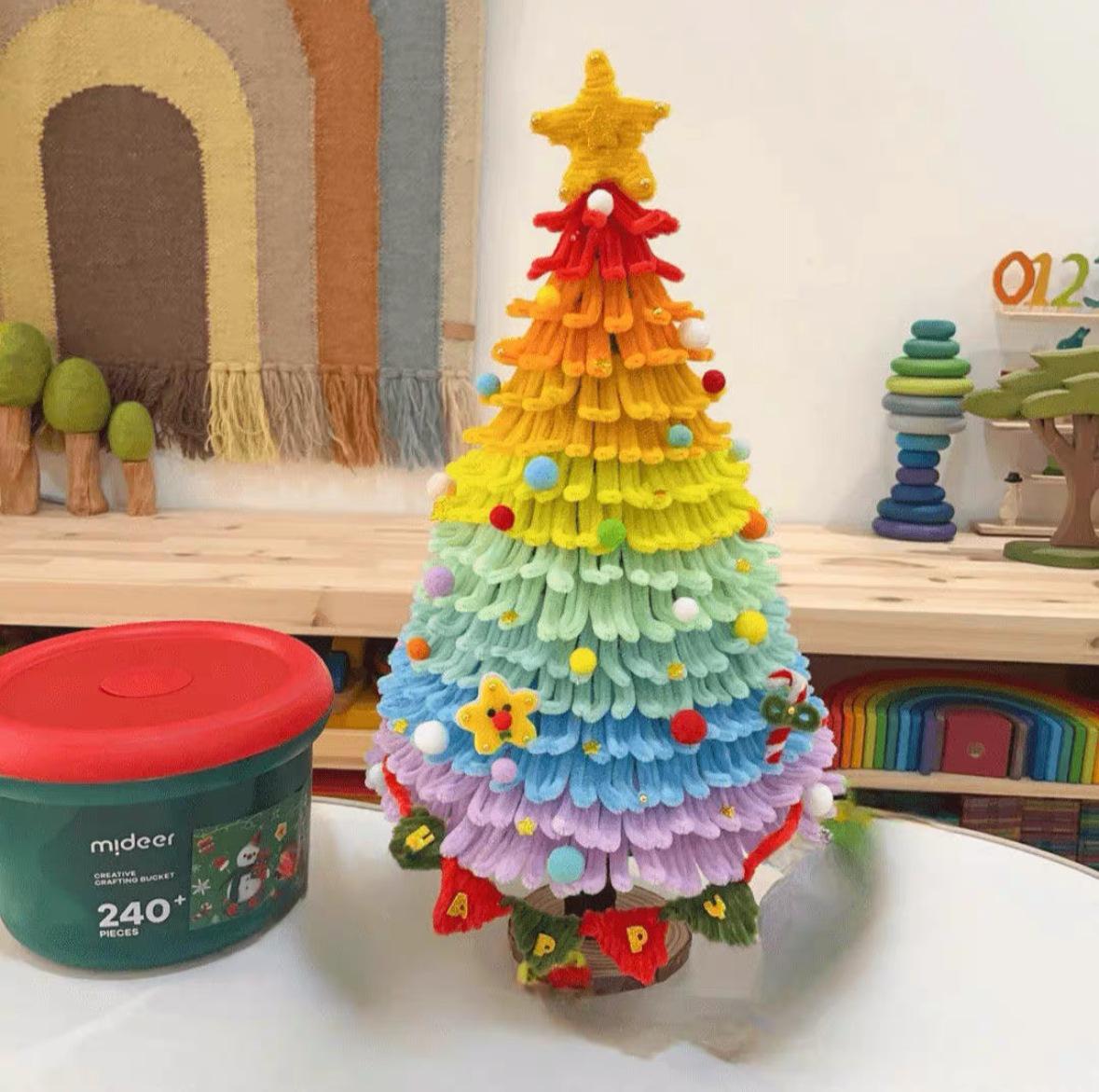 

Christmas Chenille Stem DIY Kit: Festive Ornament Gift for Girlfriend or Bestie