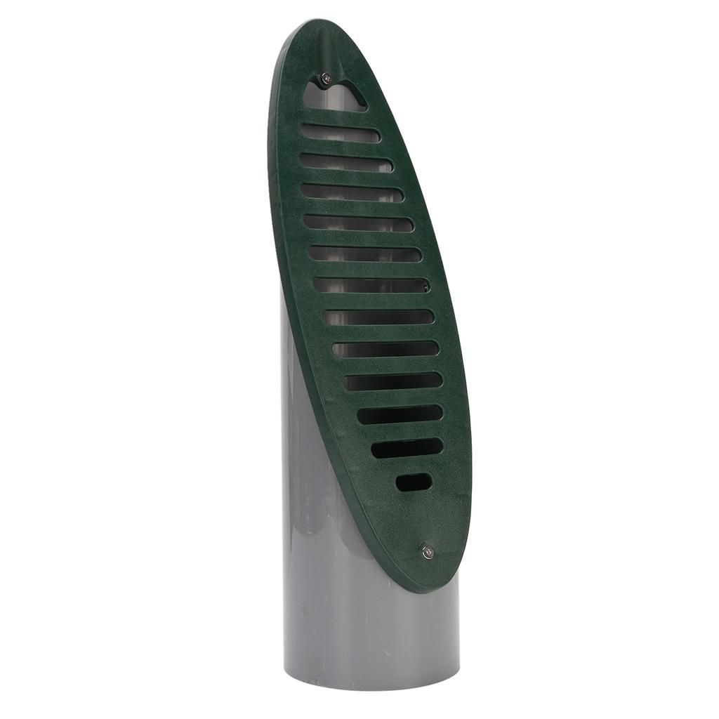 Yard Drain Emitter PVC Detachable Grate Angled Sloped Yard Drain for Drainage System Green