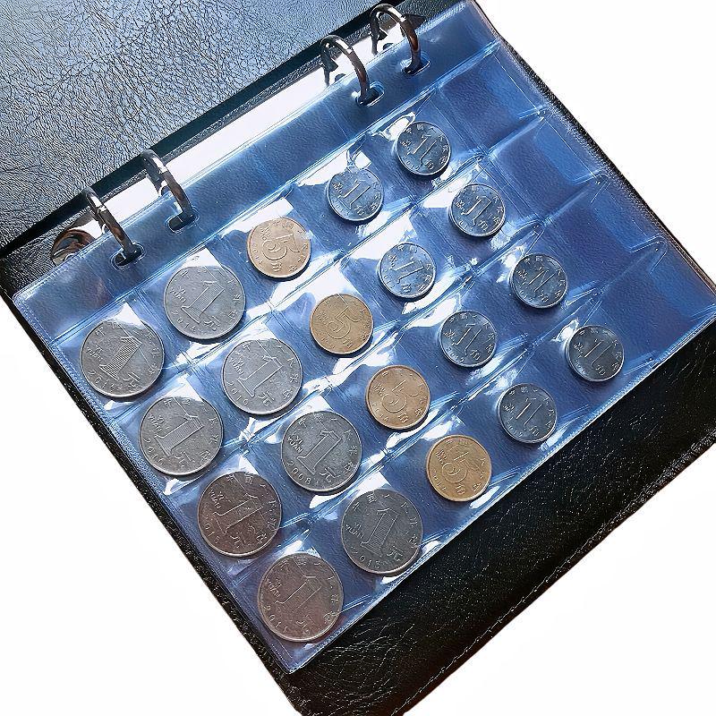 Version auf Englisch Album für Münzsammlung mit großer Kapazität für 480 Münzen für antike Münzen