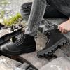 FashionBrand New Autumn and Winter Black Anti Slip and Durable Work Wear Shoes Popular Fashion Comfortable High Top Boots Outdoor Boots