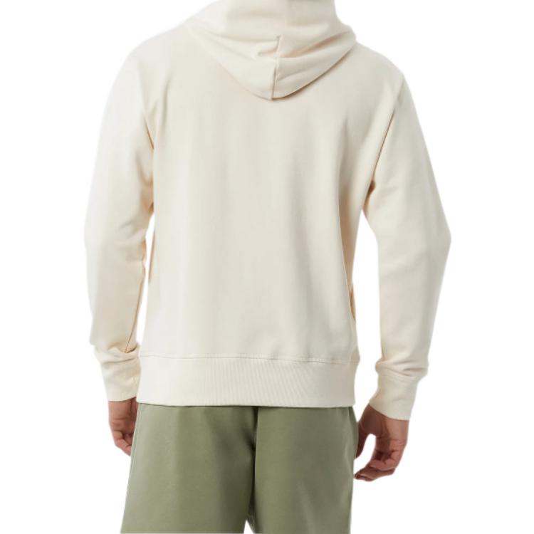 New Balance Sweatshirts Men's Ecru Hooded Moderate Regular AMT23565-GIE