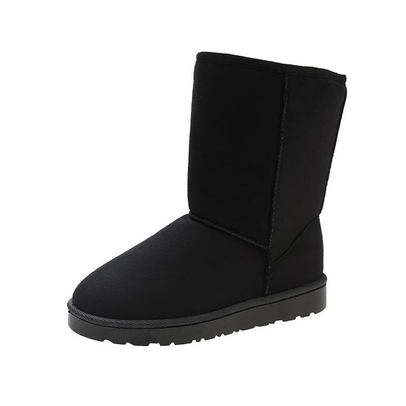 Snow boots women's 2025 new autumn and winter piled thickened women's shoes warm snow cotton shoes snow boots high boots foreign trade