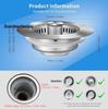 Stainless Steel Pop-up Anti-clog Kitchen Sink Drain Filter & Food Catcher Basket