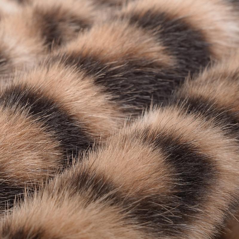 1pcs Beige Brown Leopard Print Polyester Pillow Cover Retro Cushion Case for Living Room Sofa Bed Backrest Decor Only Pillowcase