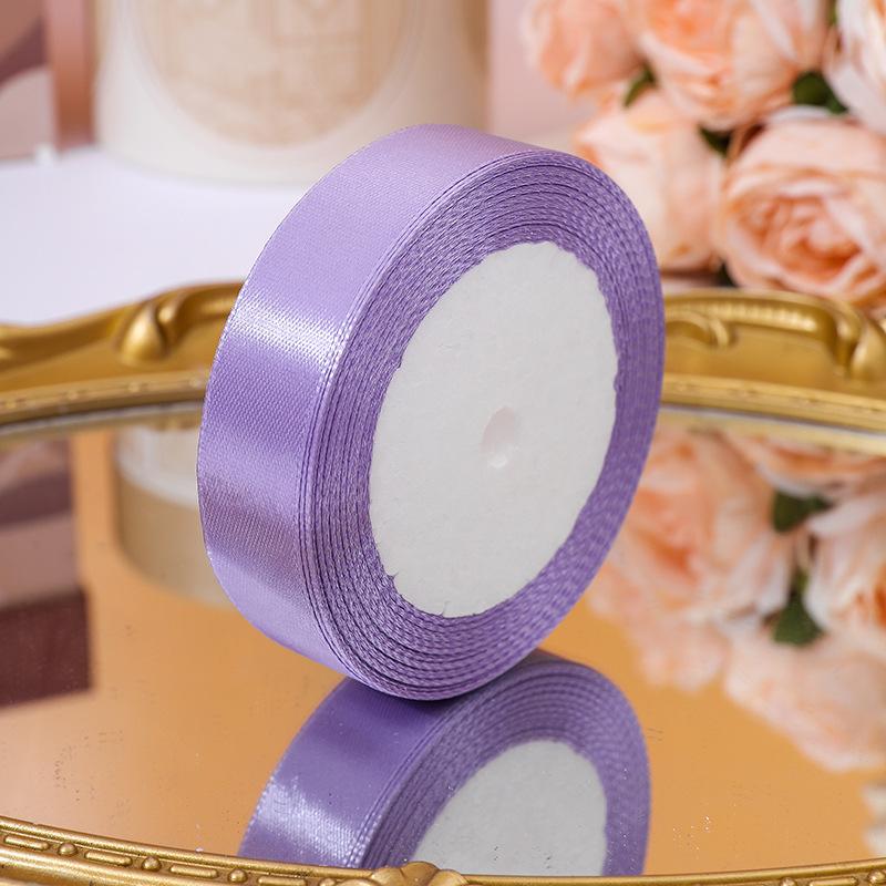 22meters/roll Wide 2cm Satin Ribbon Wedding Holiday Season Party Decor DIY Making Handmade Gift Wrapping Crafting Materials