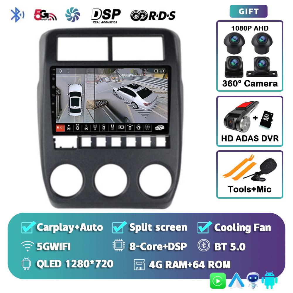 Android 14 Carplay Auto Car Radio For LADA NIVA 2022 Multimedia Video Player GPS Navigation 2 Din 4G+WIFI Stereo DSP No 2din DVD