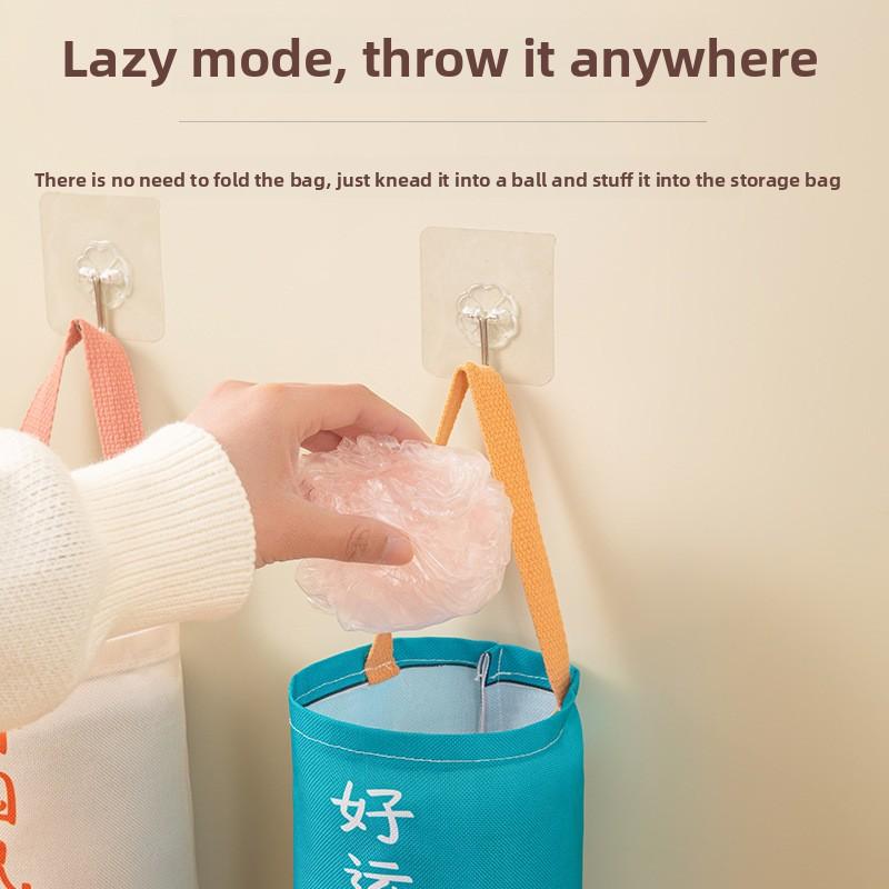 Wall-mounted Garbage Bag Storage Wonder, Kitchen Plastic Bag, Organizing Bag, Hanging Shopping Bag, Storage Bag, Storage Hanging Bag
