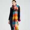 New Men Women Cashmere Scarf Shawl Thicked Warm Blanket Colorful Plaid Long Tassels Soft Shawls Neck Wraps Pashmina Scarves