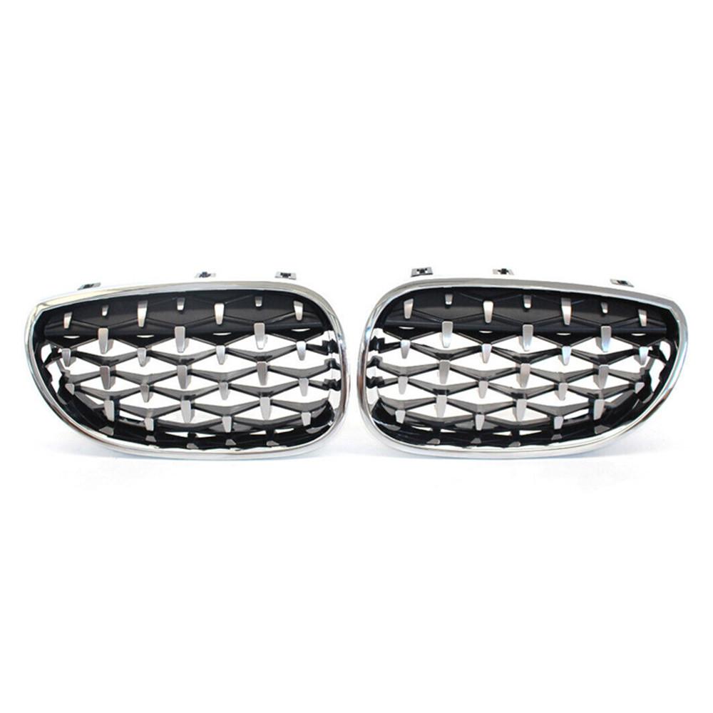 For BMW 5 Series E60 E61 Sedan Touring M5 2003-2010 Front Hood Kidney Bumper Racing Grille Mesh Grill Car Replacement Accessorie