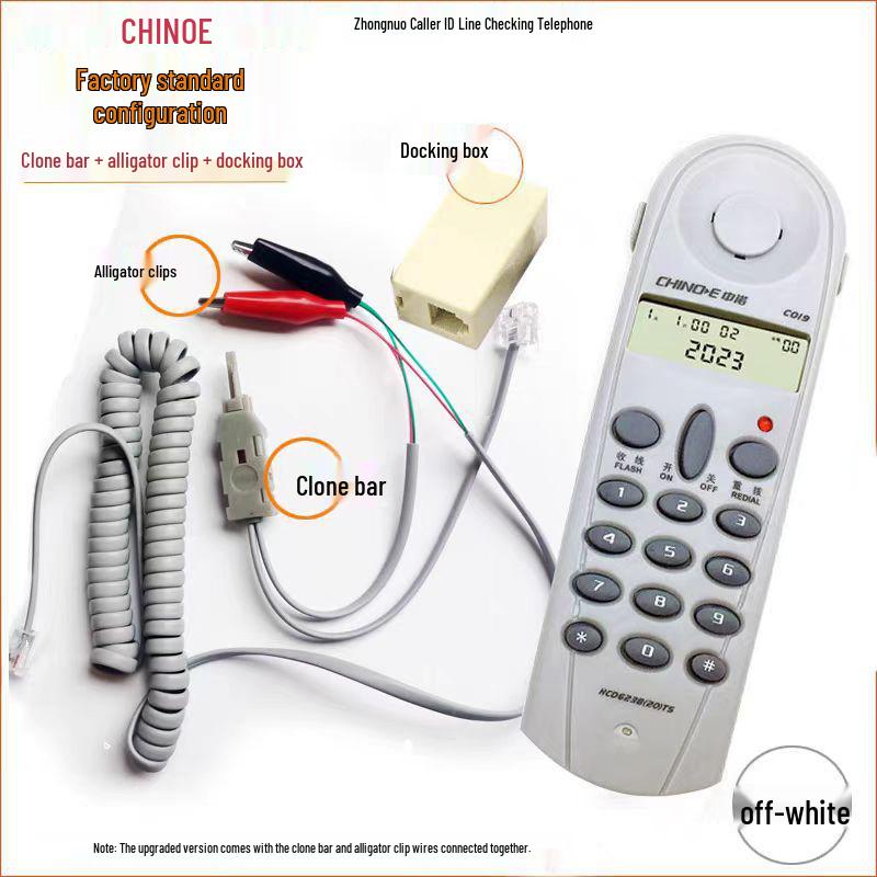 Chino C019 Cable and Phone Line Tester with Multiple Plugs
