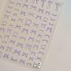 5D Versatile Black and White Bow Ribbon Bowknot Nail Sticker Crystal Diamond Nail Stickers Adhesive Decals Nail Art Decorations