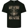 Dwa Koła Biker Motocykl Motorower Unisex Lekki Bawełniany T-shirt