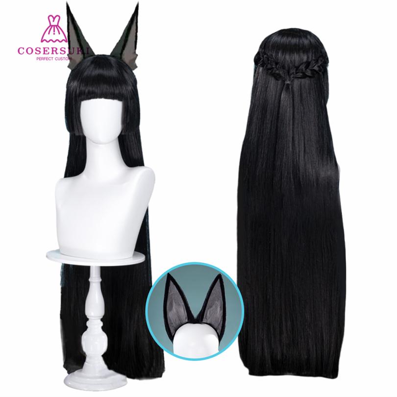 Zenless Zone Zero Hoshimi Miyabi Cosplay Kostým Pokrývka hlavy Halloween Karneval Konventní Oblečení