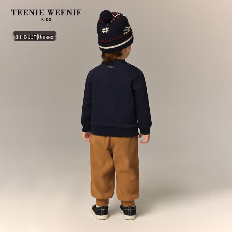 Teenie Weenie Kids' Fleece Lined Crew Neck Sweatshirt