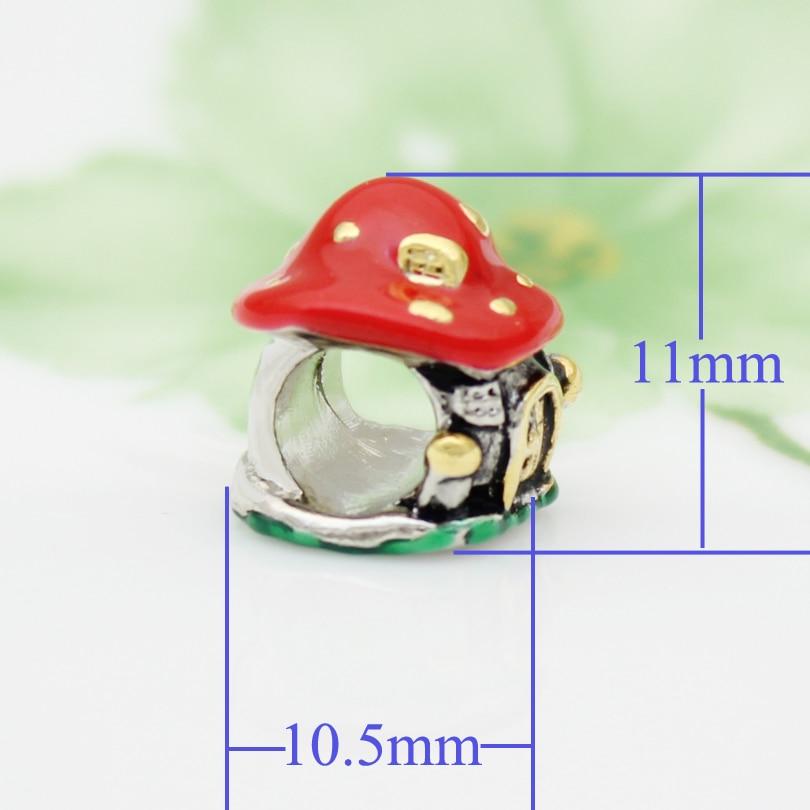Европейская новая мода Сказочный мир красного грибного домика Маленькие аксессуары — фото 3