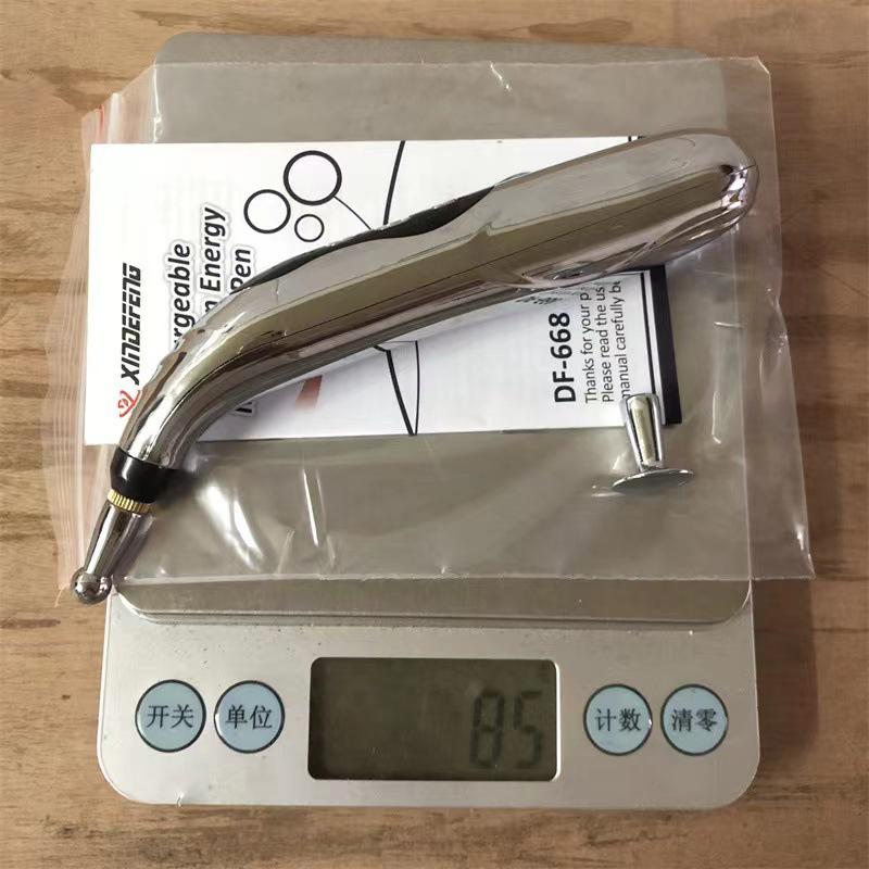 

Электрическая массажная ручка, регулируемая для массажа тела, спины, рук, надавливания и расслабления мышц, питание от аккумулятора, серебристая серебряный