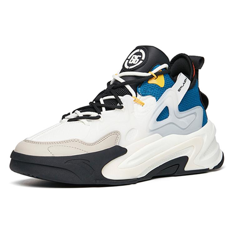 Anta G6 Soup Comfortable Abrasion Resistant Low top Sports Casual Shoes Men's White Blue Black 112218082-2